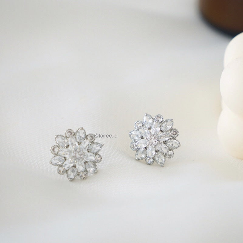 AMEVIA | Wedding Collection - Zirconia Stud Earrings - Anting Tusuk Bridal Wanita