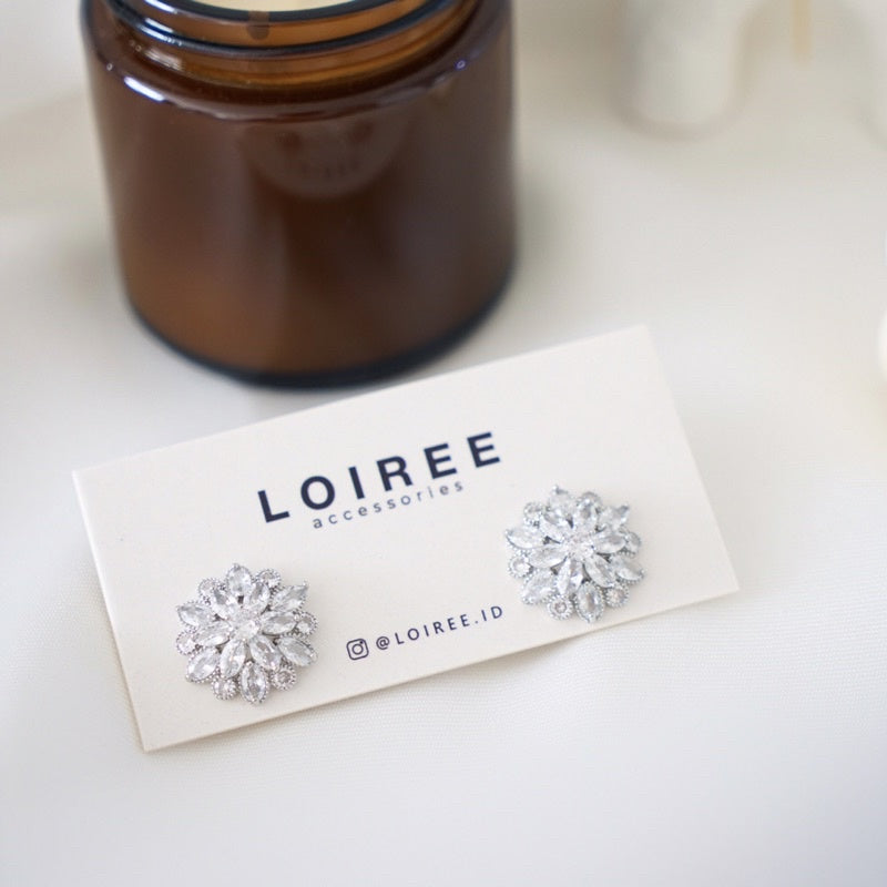 AMEVIA | Wedding Collection - Zirconia Stud Earrings - Anting Tusuk Bridal Wanita