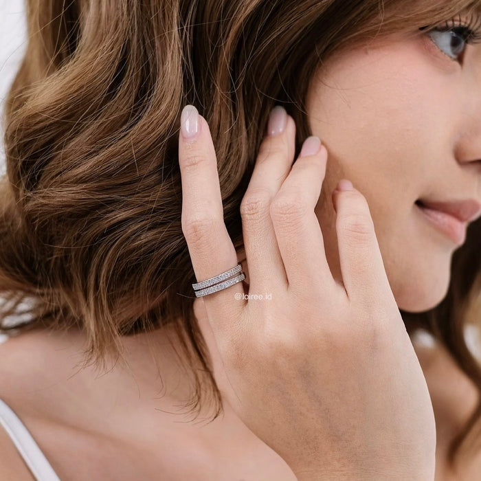 LOIREE - VIOR Double Layer Adjustable Ring