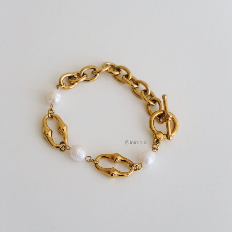 TAYLA Bracelet | Everyday - Gold Plated Chain Bracelet