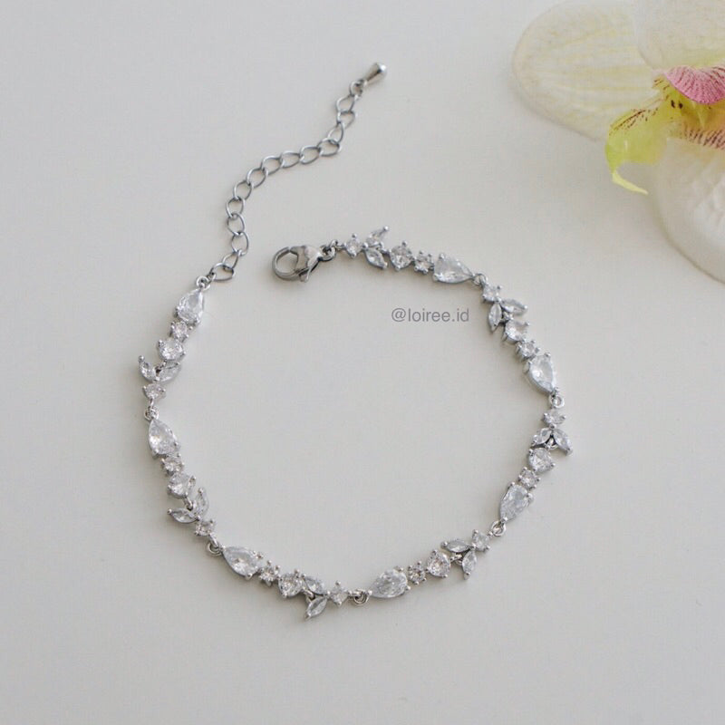 HARLOW Bracelet - Zirconia Paved Bracelet