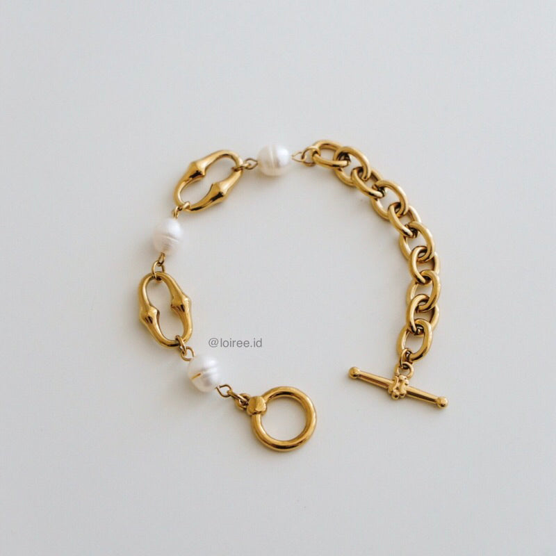 TAYLA Bracelet | Everyday - Gold Plated Chain Bracelet