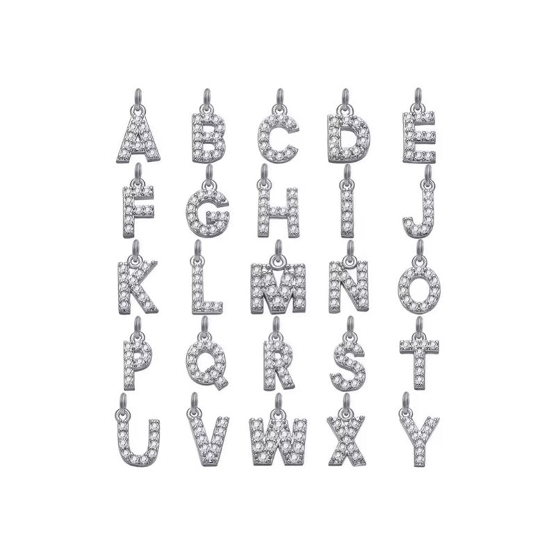 Personalized Tiny Letter Necklace - Gold Plated