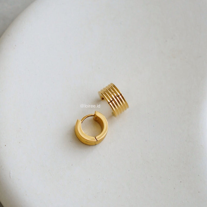 CORBY Hoop Earrings - Gold Plated