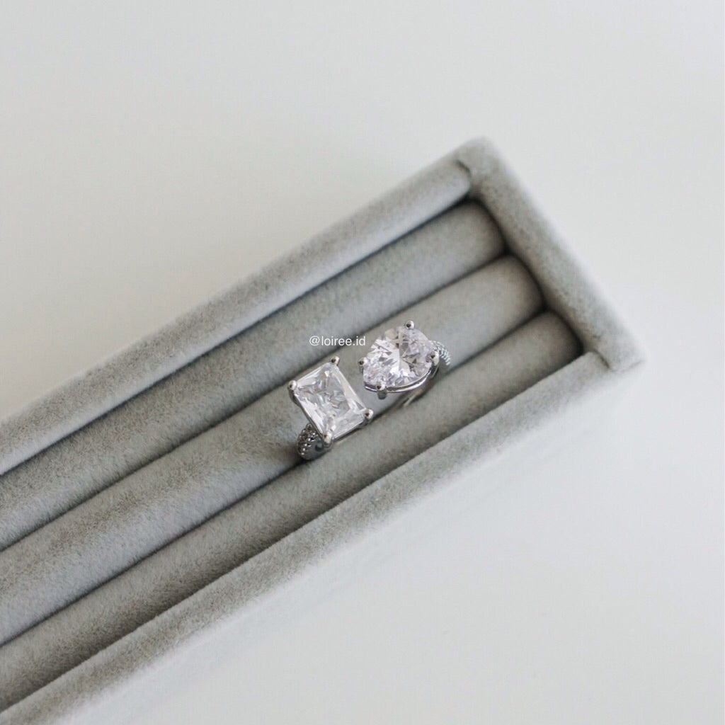 LOIREE - REMY Zirconia Adjustable Ring - Wedding