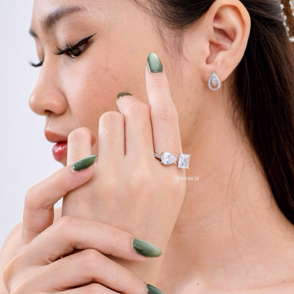 LOIREE - REMY Zirconia Adjustable Ring - Wedding