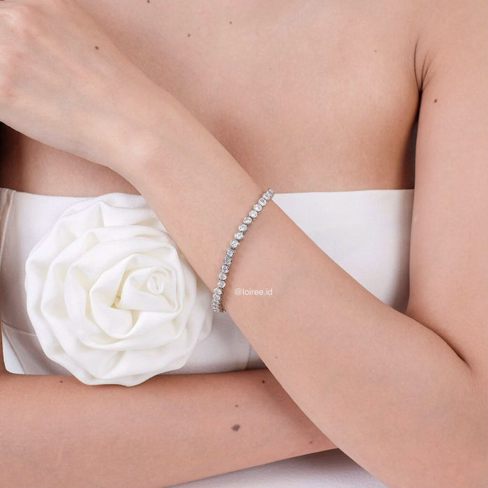 CONLEY Zirconia Round Tennis Bracelet