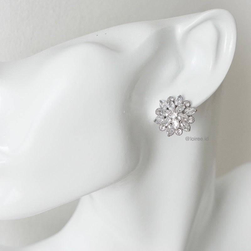 AMEVIA | Wedding Collection - Zirconia Stud Earrings - Anting Tusuk Bridal Wanita