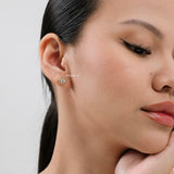 CHELSEA Zirconia Round Daily Earrings