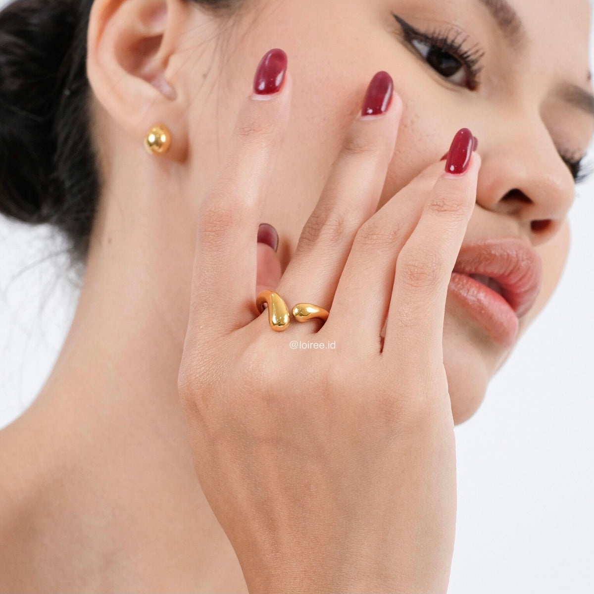 COAST Irregular Open Ring - Gold Plated