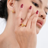 COAST Irregular Open Ring - Gold Plated