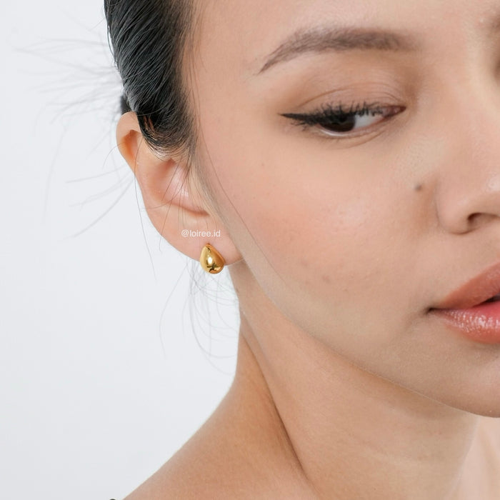 JONES Drop Stud Earrings - Gold Plated