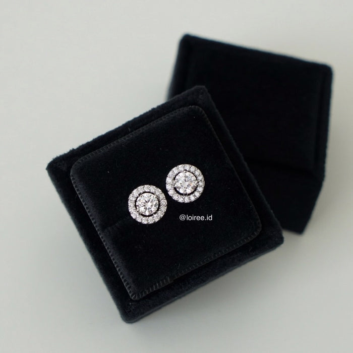 CHELSEA Zirconia Round Daily Earrings