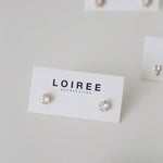 PORTIA | Gold Plated Zirconia Solitaire Stud Earrings - Anting Tusuk