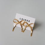 BRYNN | Everyday - Ribbon Bow Earrings