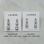 CLEMENCE | Wedding Collection - Zirconia Dangle Stud Earrings