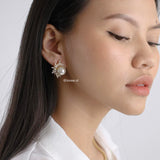 LERA Zirconia Stud Earrings - Wedding