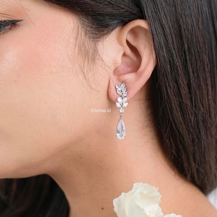 GIANNA Zirconia Dangle Earrings - Wedding