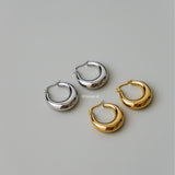 MARU Chunky Hoop Earrings - Gold Plated