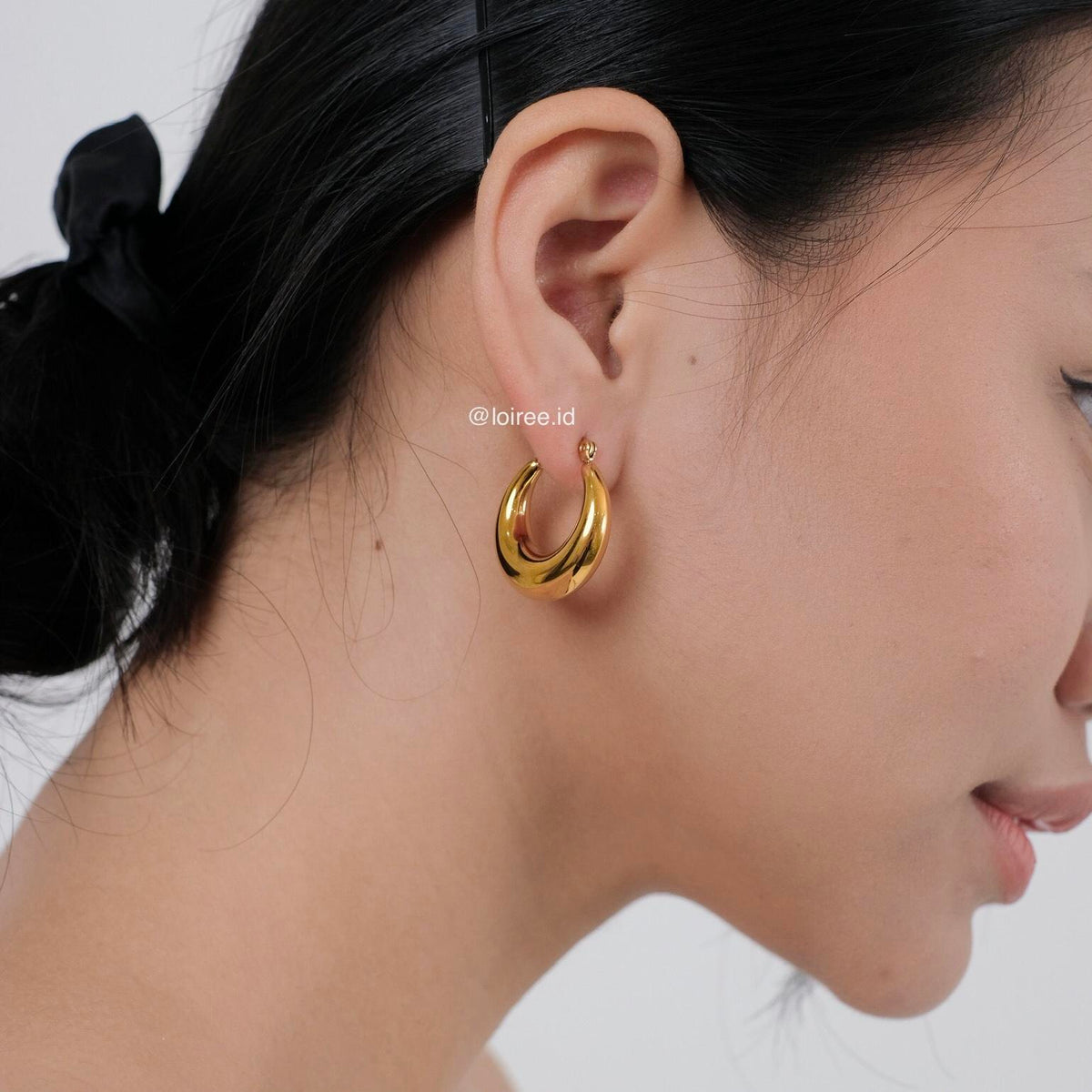 MARU Chunky Hoop Earrings - Gold Plated