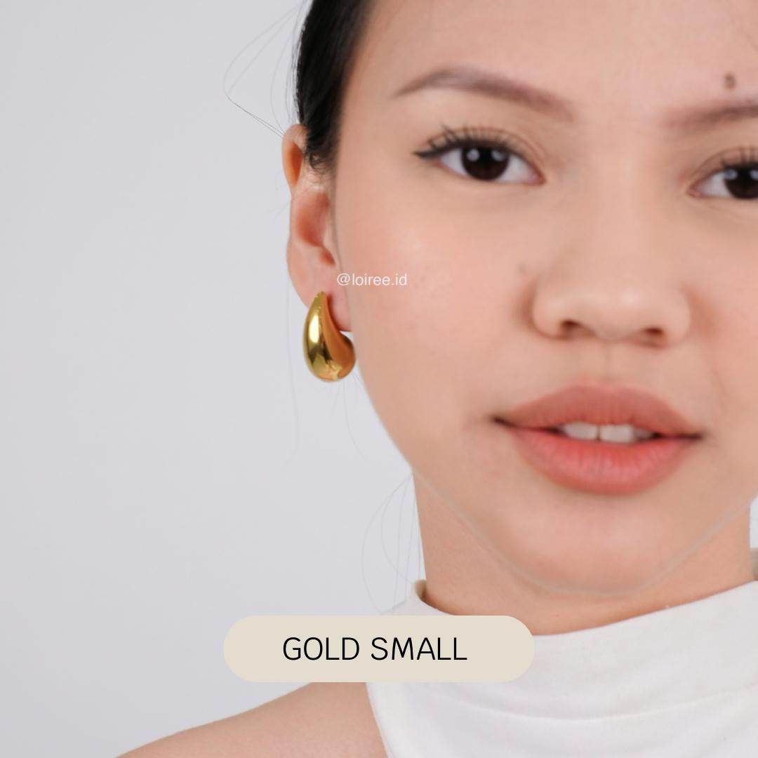 CLEO Chunky Droplet Earrings - Gold Plated