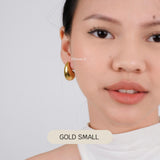 CLEO Chunky Droplet Earrings - Gold Plated