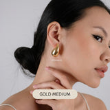 CLEO Chunky Droplet Earrings - Gold Plated