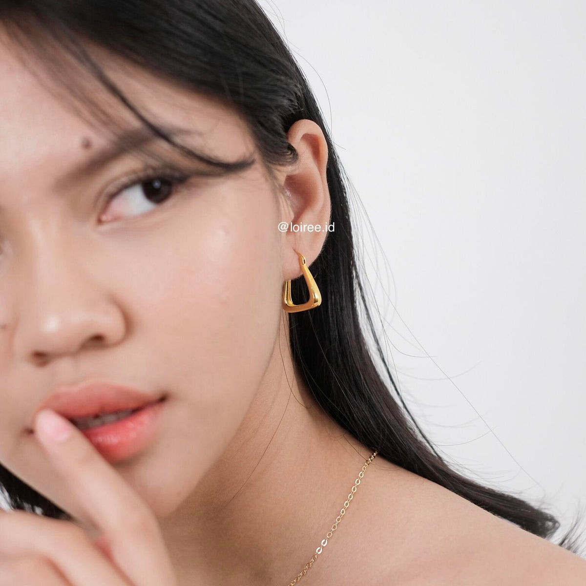 TROY | Everyday - Gold Plated Trapeze Earrings
