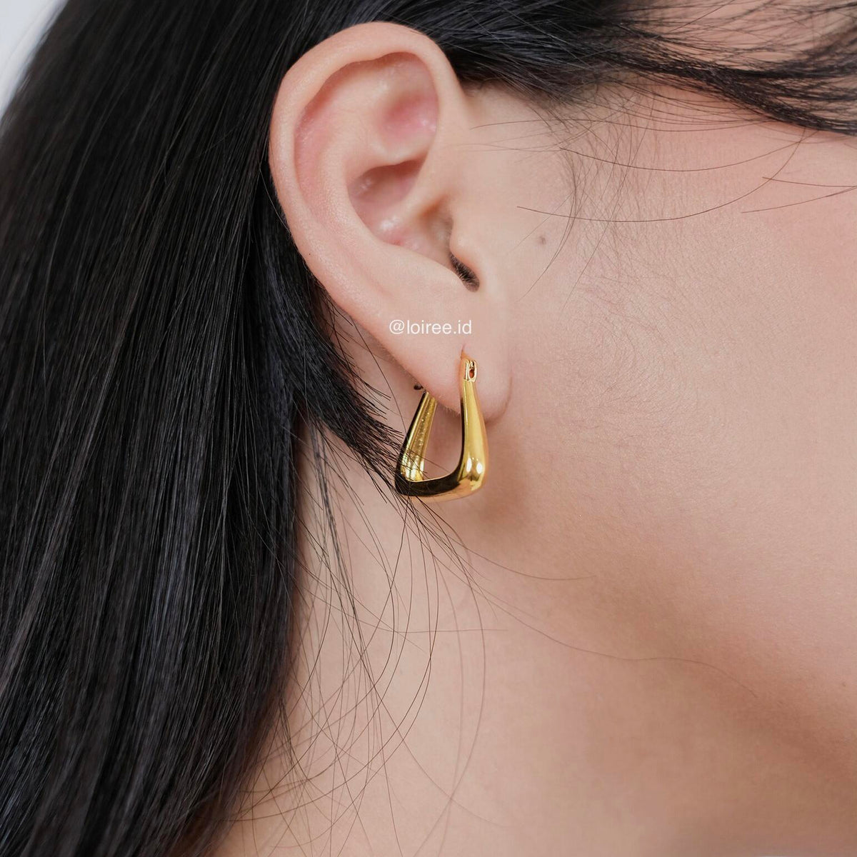 TROY | Everyday - Gold Plated Trapeze Earrings