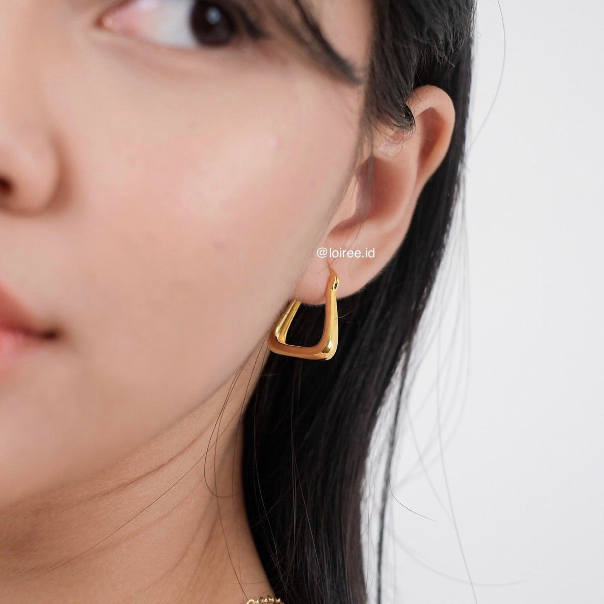 TROY | Everyday - Gold Plated Trapeze Earrings