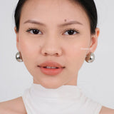 YUME Round Chunky Stud Earrings - Gold Plated