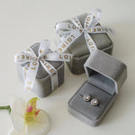 LOIREE Additional Velvet Box - Include Ribbon + Greeting Card - Box Beludru / Kado / Gift