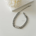 EVRIE | Everyday Collection - Gold Plated Cuban Chain Bracelet - Gelang Wanita