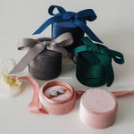 LOIREE Luxury Velvet Jewelry Box - Round Ring Box / Necklace Box / Earrings Box / Jewelry Storage Box / Kotak Perhiasan Beludru