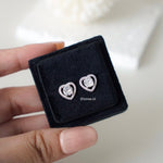 AGATHA | Luxe Collection - Zirconia Heart Shape Daily Stud Earrings - Anting Wanita