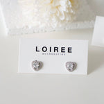 AGATHA | Luxe Collection - Zirconia Heart Shape Daily Stud Earrings - Anting Wanita
