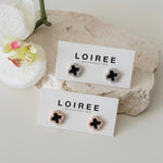ALEJA | Everyday Collection - Zirconia Clover Daily Stud Earrings - Anting Wanita