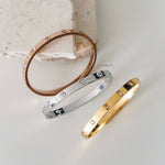 PAMELA | Everyday Collection - Gold Plated Bangle Bracelet - Gelang Wanita