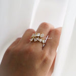 JEWEL Ring | Everyday - Zirconia Irregular Adjustable Ring - Cincin Wanita