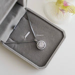 SERENE | Wedding Collection - Zirconia Round Chain Bridal Necklace - Kalung Wanita