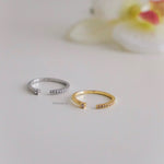 ABEL Ring | Everyday - Zirconia Adjustable Stacking Ring - Cincin Wanita