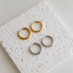 BYEOL | Everyday - Gold Plated Classic Hoop Earrings - Anting Wanita