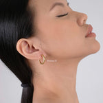 BYEOL | Everyday - Gold Plated Classic Hoop Earrings - Anting Wanita