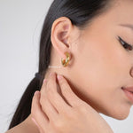 BYEOL | Everyday - Gold Plated Classic Hoop Earrings - Anting Wanita