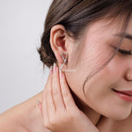 GWEN | Wedding Collection - Zirconia Bow Stud Earrings