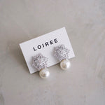 MALIKA | Raya - Zirconia Pearl Stud Earrings