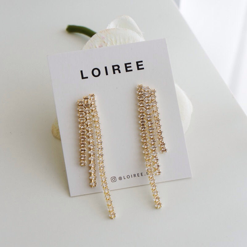 BILLIE | Wedding - Zirconia Dangle Earrings