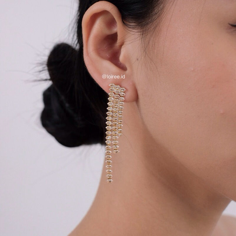BILLIE | Wedding - Zirconia Dangle Earrings