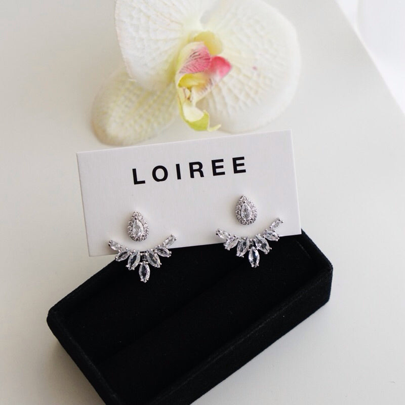 DAWN Zirconia Bridal Earrings - Wedding
