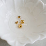 ZAYN Ball Stud Earrings - Gold Plated